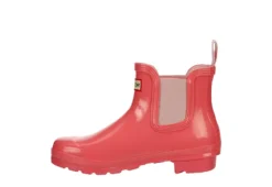 Hunter Boots Llc Womens Original Chelsea Gloss Rain Boot - Pink 12 Hunter Boots Llc Womens Original Chelsea Gloss Rain Boot - Pink -Fashion Feet Shop US 01 302441 03