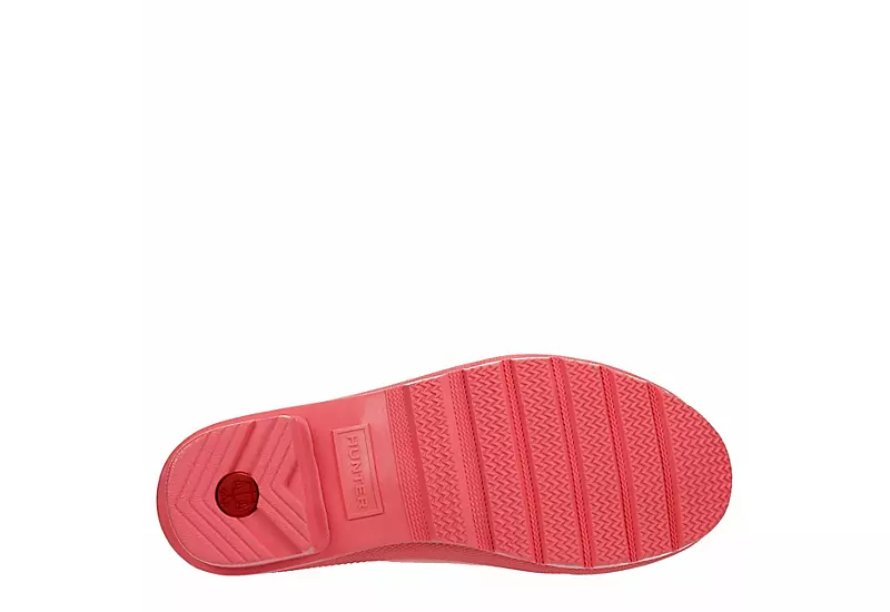 Hunter Boots Llc Womens Original Chelsea Gloss Rain Boot - Pink 9 Hunter Boots Llc Womens Original Chelsea Gloss Rain Boot - Pink - Image 7