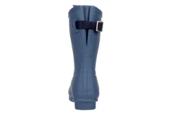 Hunter Boots Llc Womens Original Back Adj Rain Boot - Blue 13 Hunter Boots Llc Womens Original Back Adj Rain Boot - Blue -Fashion Feet Shop US 01 302450 04