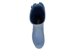 Hunter Boots Llc Womens Original Back Adj Rain Boot - Blue 14 Hunter Boots Llc Womens Original Back Adj Rain Boot - Blue -Fashion Feet Shop US 01 302450 05