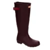 Hunter Boots Llc Womens Original Back Adj Rain Boot - Dark Red -Fashion Feet Shop US 01 302459 00