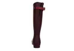 Hunter Boots Llc Womens Original Back Adj Rain Boot - Dark Red 13 Hunter Boots Llc Womens Original Back Adj Rain Boot - Dark Red -Fashion Feet Shop US 01 302459 04