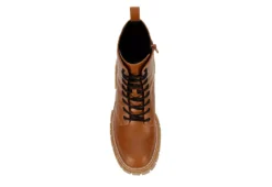 Madden Girl Womens Philly Lace Up Boot - Cognac -Fashion Feet Shop US 01 302638 05