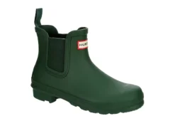 Hunter Boots Llc Womens Original Chelsea Rain Boot - Dark Green
