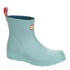Hunter Boots Llc Womens Play Short Rain Boot - Light Blue 2 Hunter Boots Llc Womens Play Short Rain Boot - Light Blue -Fashion Feet Shop US 01 302670 00