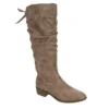 Xappeal Womens Cheyenne Wide Calf Tall Boot - Taupe -Fashion Feet Shop US 01 302742 00