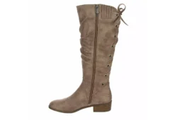 Xappeal Womens Cheyenne Wide Calf Tall Boot - Taupe -Fashion Feet Shop US 01 302742 03