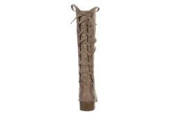 Xappeal Womens Cheyenne Wide Calf Tall Boot - Taupe -Fashion Feet Shop US 01 302742 04