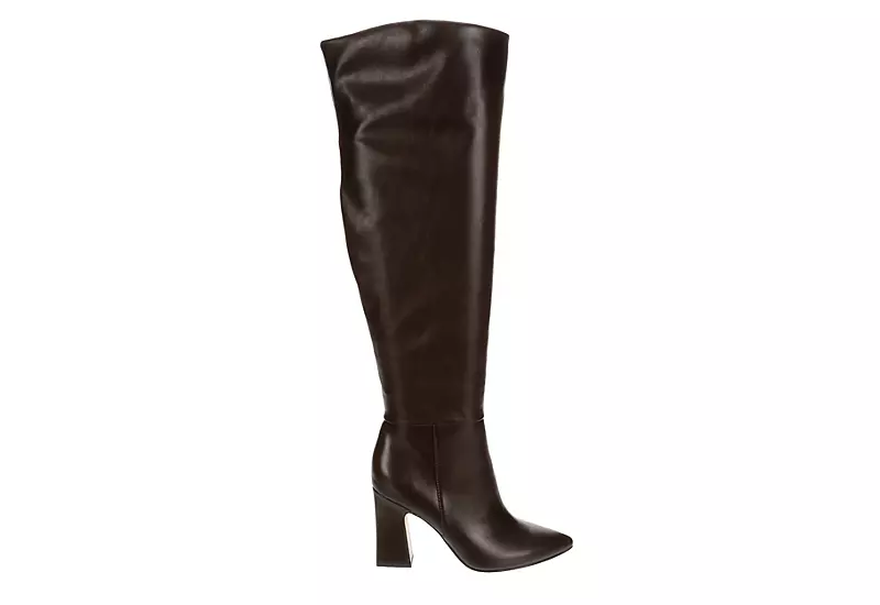 Michael By Michael Shannon Womens Camille Wide Calf Over The Knee Boot - Espresso 4 Michael By Michael Shannon Womens Camille Wide Calf Over The Knee Boot - Espresso - Image 2