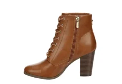 Xappeal Womens Karen Lace-up Boot - Cognac 12 Xappeal Womens Karen Lace-up Boot - Cognac -Fashion Feet Shop US 01 302788 03