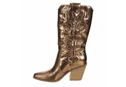Michael By Michael Shannon Womens Faith Western Boot - Bronze 12 Michael By Michael Shannon Womens Faith Western Boot - Bronze -Fashion Feet Shop US 01 302798 03