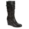 Lauren Blakwell Womens Johanna Wedge Boot - Black -Fashion Feet Shop US 01 302866 00