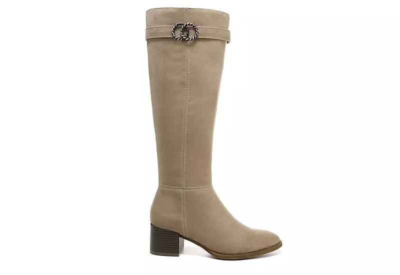 Lifestride Womens Daring Wide Calf Tall Boot - Med Natural 4 Lifestride Womens Daring Wide Calf Tall Boot - Med Natural - Image 2