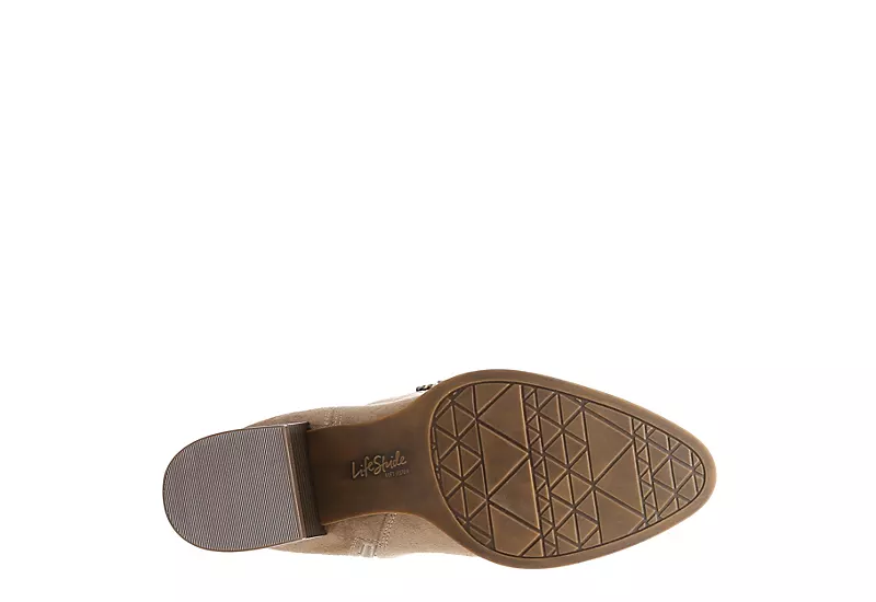 Lifestride Womens Daring Wide Calf Tall Boot - Med Natural 9 Lifestride Womens Daring Wide Calf Tall Boot - Med Natural - Image 7