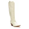 Coconuts Womens Jax Tall Western Boot - Ivory -Fashion Feet Shop US 01 303524 00