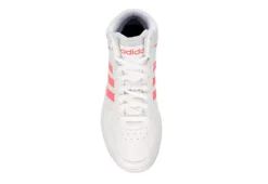 Adidas Womens Hoops 3.0 Mid Top Sneaker - White -Fashion Feet Shop US 01 400745 05