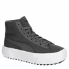 Puma Womens Kaia High Top Platform Sneaker - Dark Grey 1 Puma Womens Kaia High Top Platform Sneaker - Dark Grey -Fashion Feet Shop US 01 401233 00