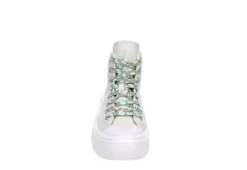Converse Womens Chuck Taylor All Star Move High Top Sneaker - Bone -Fashion Feet Shop US 01 401340 02