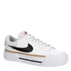Nike Womens Court Legacy Lift Sneaker - White -Fashion Feet Shop US 01 401377 00