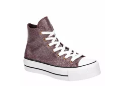 Converse Womens Chuck Taylor All Star High Top Platform Sneaker - Burgundy