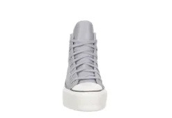 Converse Womens Chuck Taylor All Star High Top Platform Sneaker - Pale Grey 11 Converse Womens Chuck Taylor All Star High Top Platform Sneaker - Pale Grey -Fashion Feet Shop US 01 401481 02