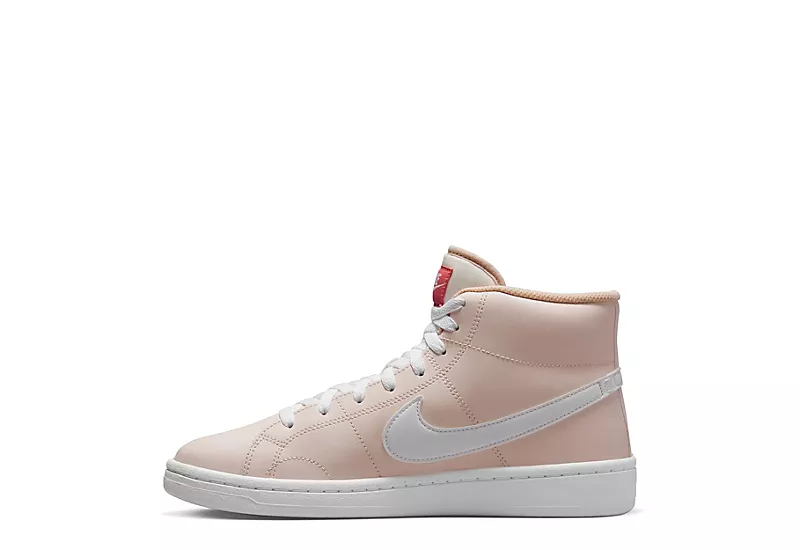 Nike Womens Court Royale 2 Mid Sneaker - Pale Pink 5 Nike Womens Court Royale 2 Mid Sneaker - Pale Pink - Image 3