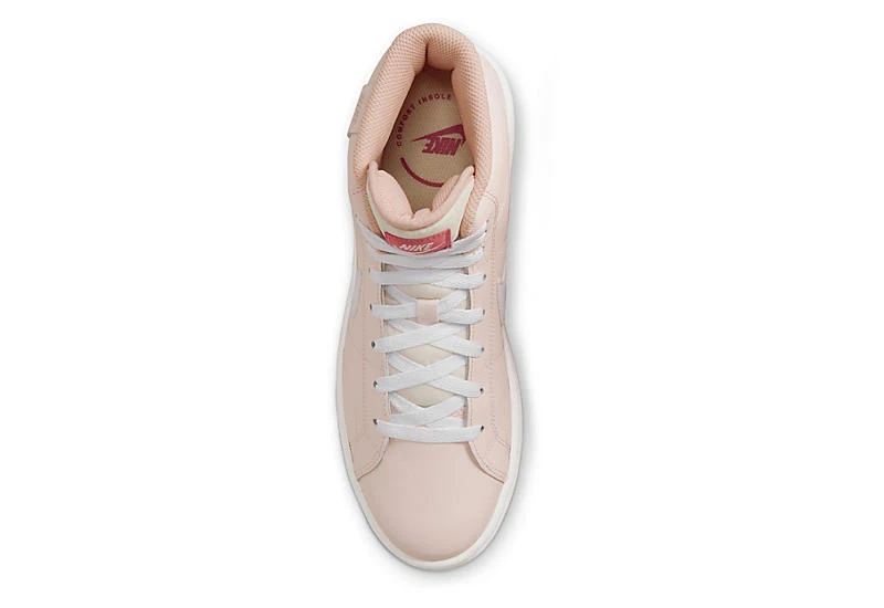 Nike Womens Court Royale 2 Mid Sneaker - Pale Pink 7 Nike Womens Court Royale 2 Mid Sneaker - Pale Pink - Image 5