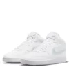 Nike Womens Court Vision Mid Sneaker - White 1 Nike Womens Court Vision Mid Sneaker - White -Fashion Feet Shop US 01 401631 00