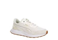 Puma Womens Runtamed Plus Marble Sneaker - Off White