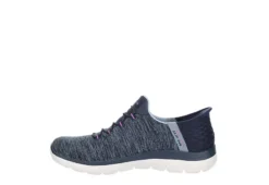 Skechers Womens Summits Slip-ins Running Shoe - Navy -Fashion Feet Shop US 01 401745 03