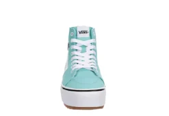 Vans Womens Filmore High Top Tapered Platform Sneaker - Aqua -Fashion Feet Shop US 01 401766 02