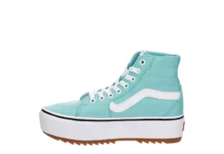 Vans Womens Filmore High Top Tapered Platform Sneaker - Aqua -Fashion Feet Shop US 01 401766 03