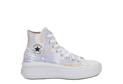 Converse Womens Chuck Taylor All Star Move High Top Sneaker - White -Fashion Feet Shop US 01 401774 01
